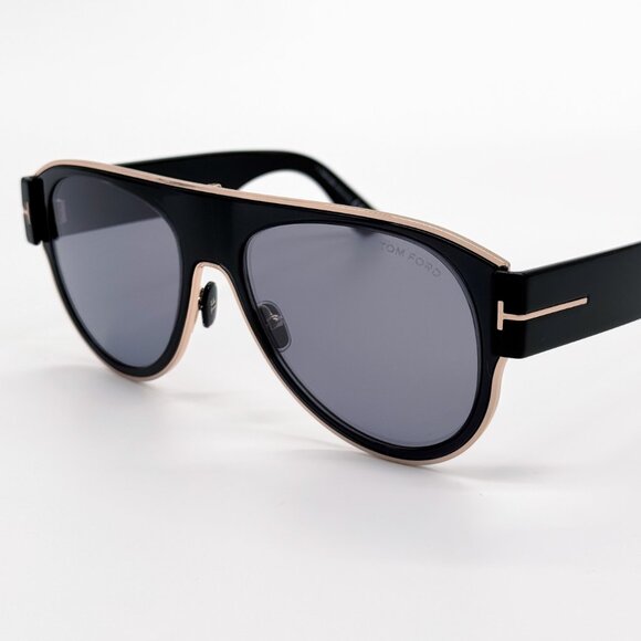 NEW TOM FORD LYLE-02 TF1074 01C UNISEX AVIATOR SUNGLASSES FT1074/S 01C - Picture 6 of 12